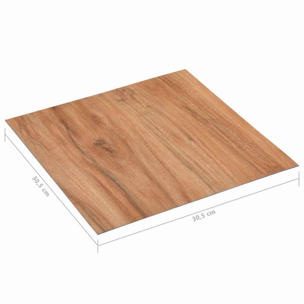 Golvplankor 55 pcs Brun 5,11 m² PVC