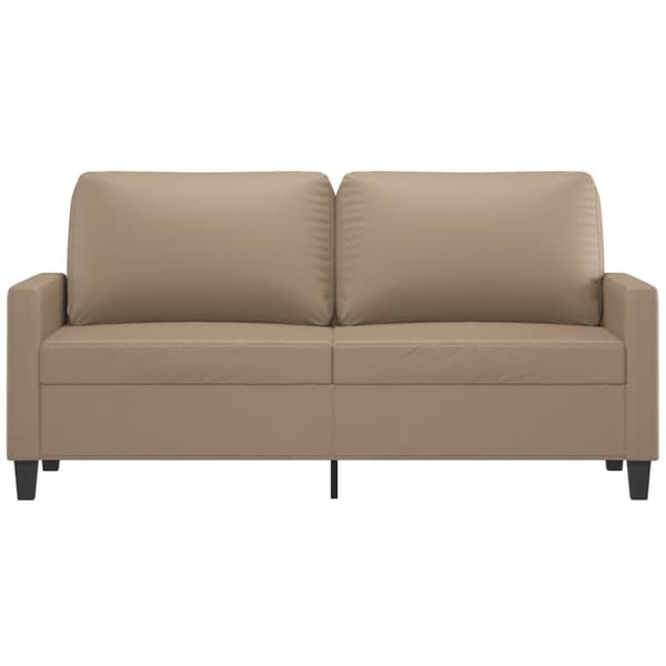 2-sitssoffa cappuccino 140 cm konstläder