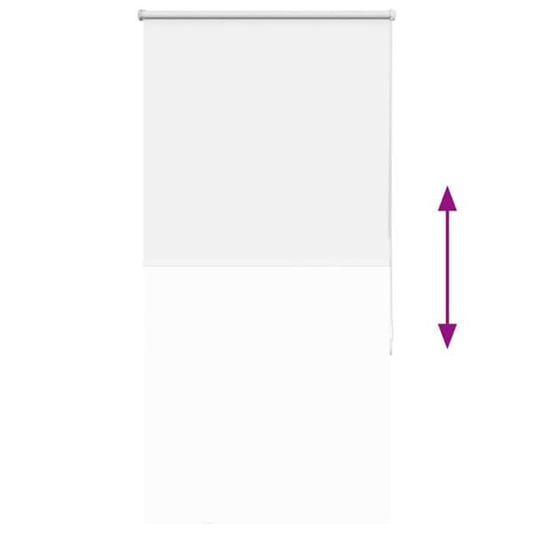 Rullgardin mörkläggning vit 75x150 cm tyg bredd 70,7 cm