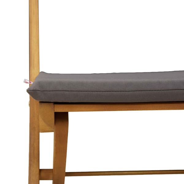Utemöbler Bistro Stolar 4 pcs Mörkgrå 40 x 53 x 80 cm