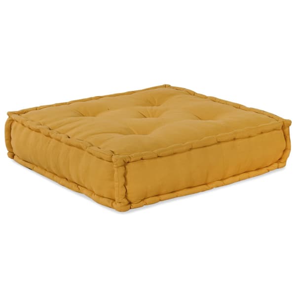 Modulsofa enhet 2 pcs Gul 140 x 70 x 36 cm Tyg