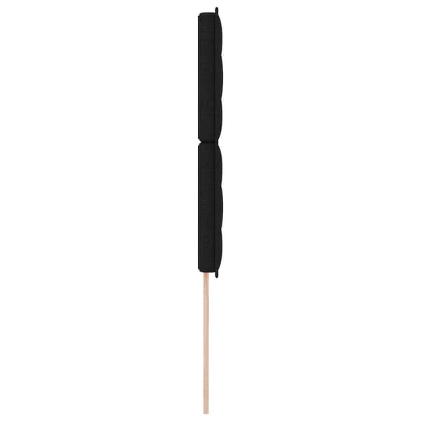 Huvudgavel Svart 90 cm tyg