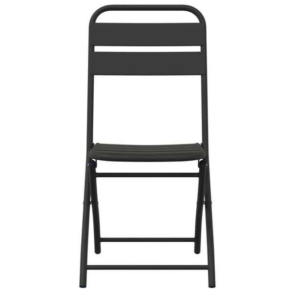 Fällstol för trädgård 2 pcs Antracit 42 x 52 x 82cm