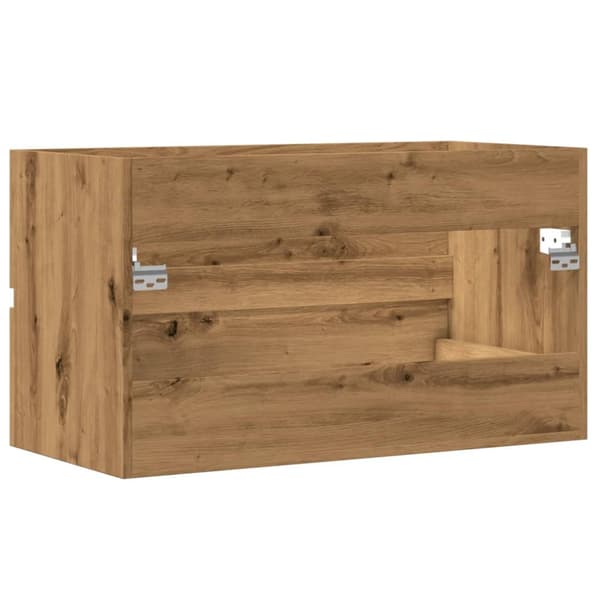 Badrumsskåp ek 80x38,5x45 cm konstruerat trä
