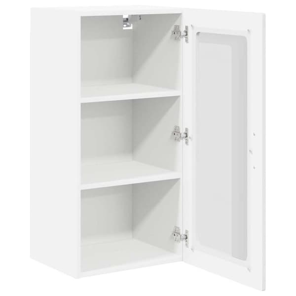 Köksskåp Lucca 2 pcs Vit högglans 40 x 31 x 80 cm
