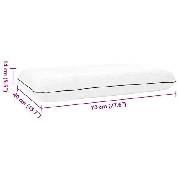 Sovkudde Enfärgad Vit 70 x 40 x 14 cm Gelskum