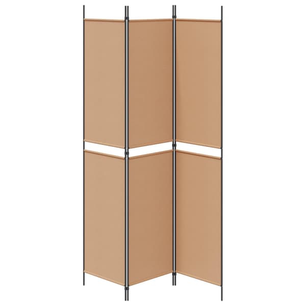 3-panelers rumsavdelare Beige 150 x 220 cm Tyg
