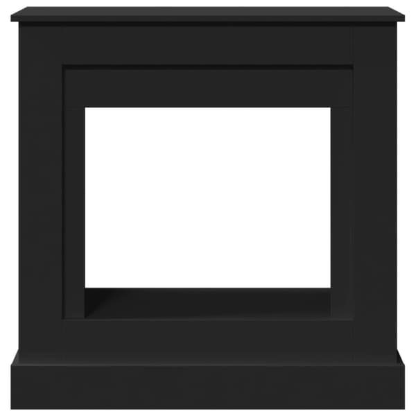 Spiselkrans svart 90x30x90 cm konstruerat trä