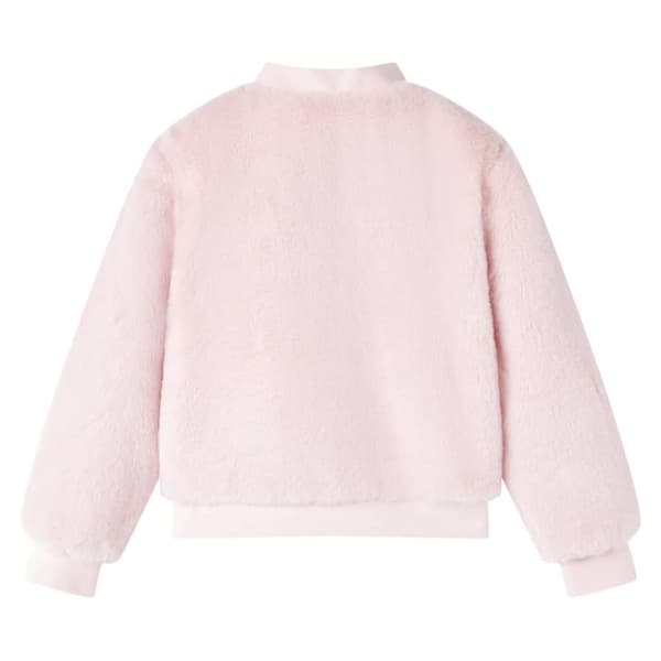 Jacka för barn konstpäls rosa 92