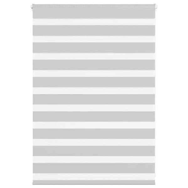 Rullgardin zebra ljusgrå 105x100 cm tyg bredd 100,9cm polyester