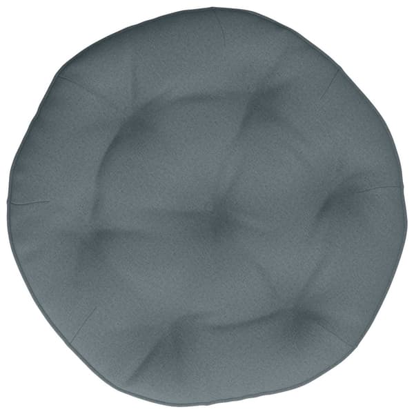 Hängstolskudde VIANEN 100% Polyester Blå Ø 60 x 10 cm