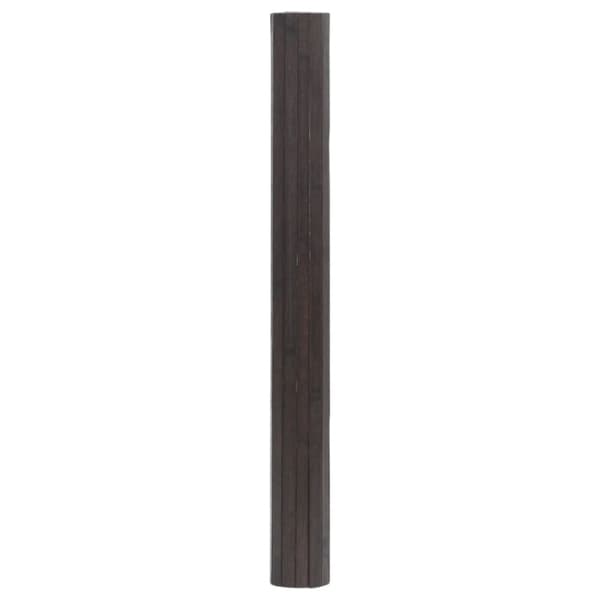 Matta rektangulär mörkbrun 70x100 cm bambu