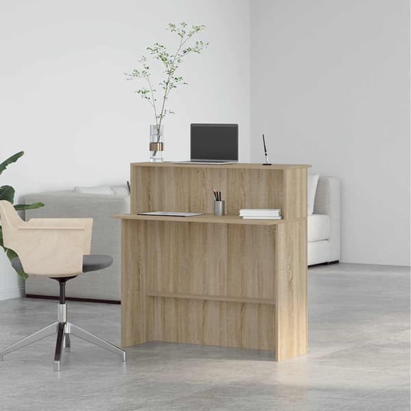 Receptionsdisk Sonoma Ek 100x50x103,5 cm konstruerat trä