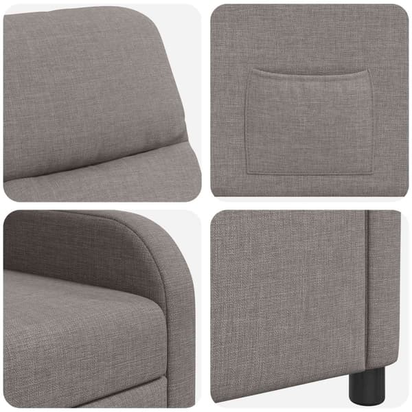 Recliner Taupe Tyg