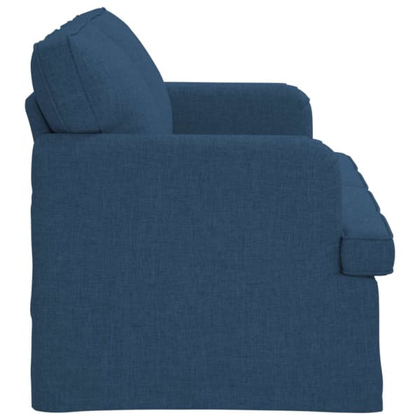 Soffa Blå 144 x 80 x 85 cm tyg
