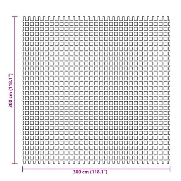 Tältmatta grön 3x3 m