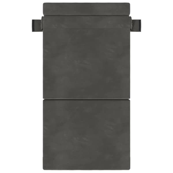 Fällbar Soffbed Mörkgrå 70 x 72 x 60 cm Tyg