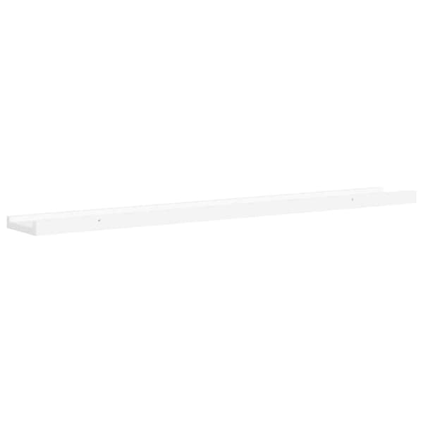 Tavellist 2 st vit 80x9x3 cm MDF