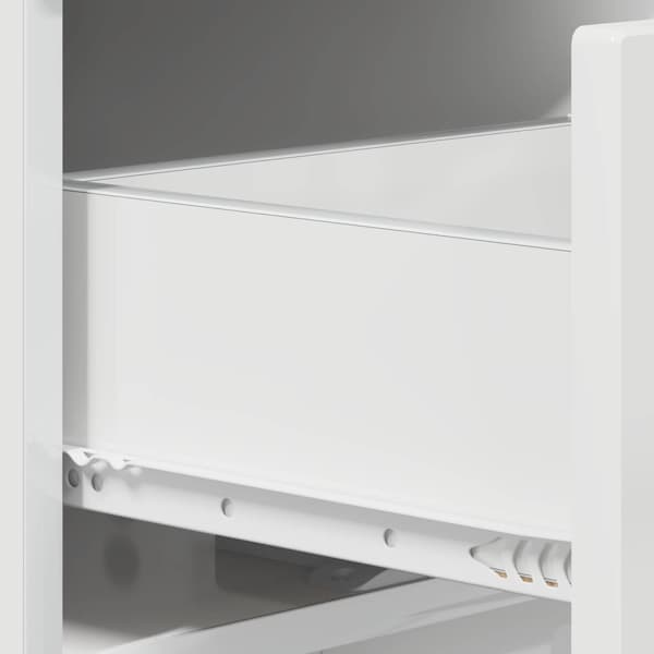 Sideboard Vit högglans 33,5 x 34,5 x 75 cm Konstruerat trä