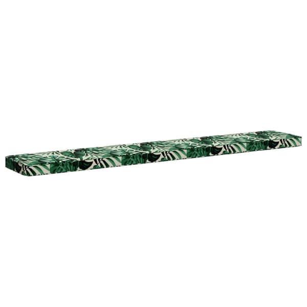 1-delad Bänk Kudde VUGHT 100% Polyester Bladmönster