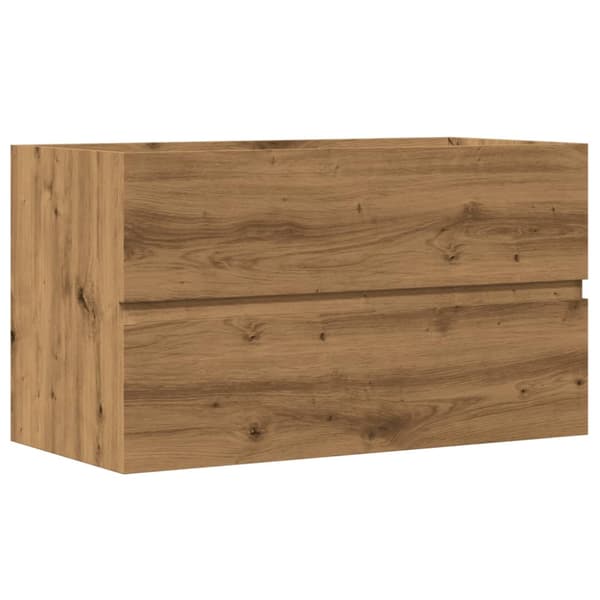 Badrumsskåp ek 80x38,5x45 cm konstruerat trä
