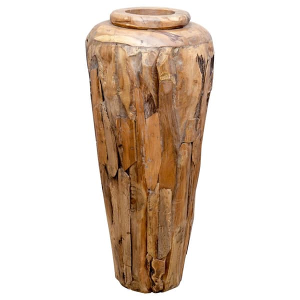 Dekorativ vas 40x80 cm massiv teak