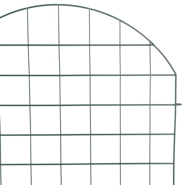 Dammskydd Set 8 pcs Grön 50 x 80 cm Stål