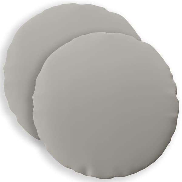 Kuddöverdrag 2 st HEERLEN Grå Ø 50 cm Polyester