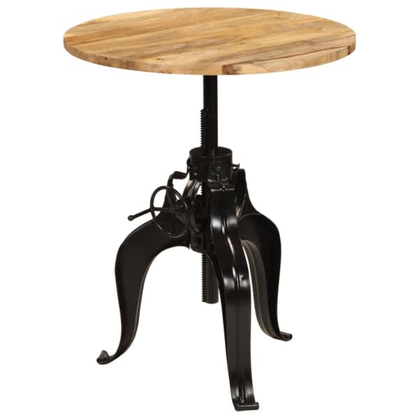Barbord massivt mangoträ 75x(76-110) cm