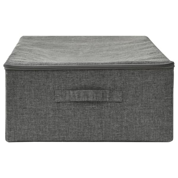 Förvaringslåda tyg 70x40x18 cm antracit