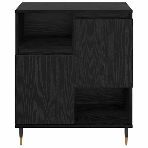 Sideboard Svart Ek 60 x 35 x 70 cm