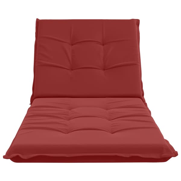 Solstol Kudde GEMERT 100% Polyester Vinröd 190 x 80 x 9 cm