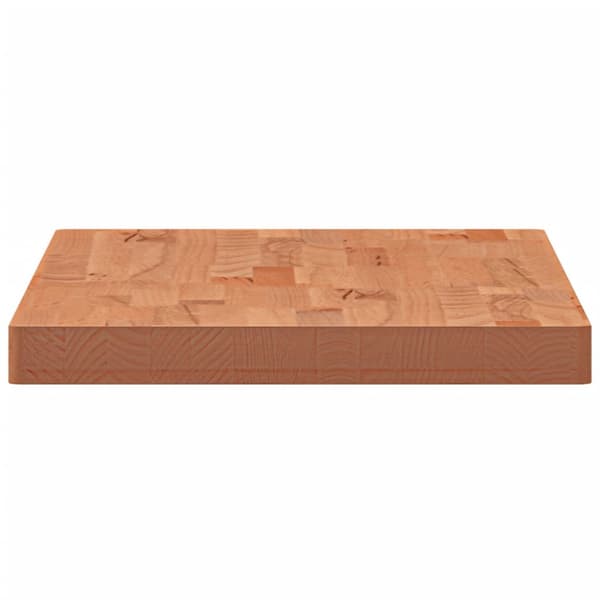 Bordsskiva 100x50x4 cm rektangulär massivt bokträ