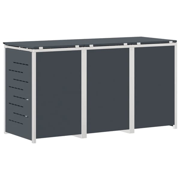 Sopcontainerförvar Antracit 207 x 77,5 x 112,5 cm