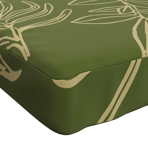 1-delad Bänk Kudde VUGHT 100% Polyester Bladdesign