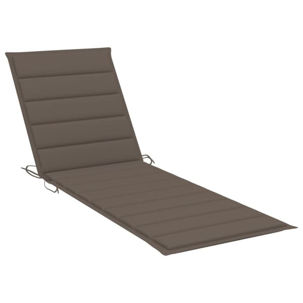 Solsäng med dynor 2 personer bambu