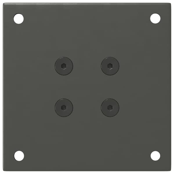Soffbordsben 4 st antracit 30-32 cm stål