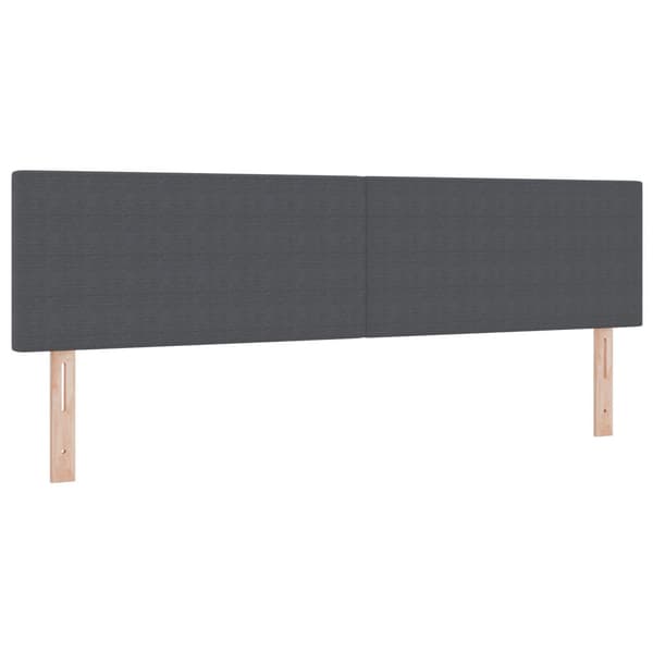 Bäddfjäder Mörkgrå och vit 180 x 200 cm Kordread tyg