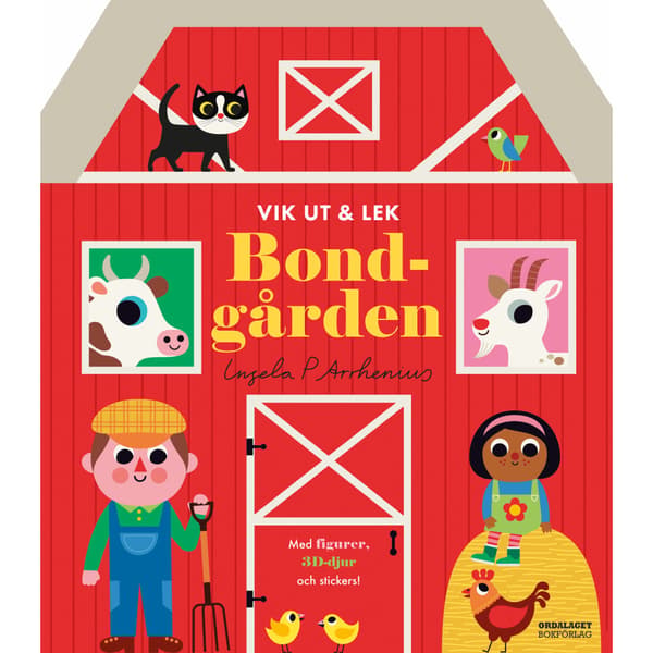 Bondgården: Vik ut & lek (bok)