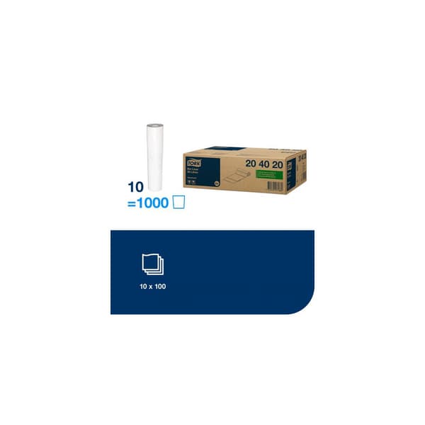 Insatspåse TORK B2 20L vit 100/rl