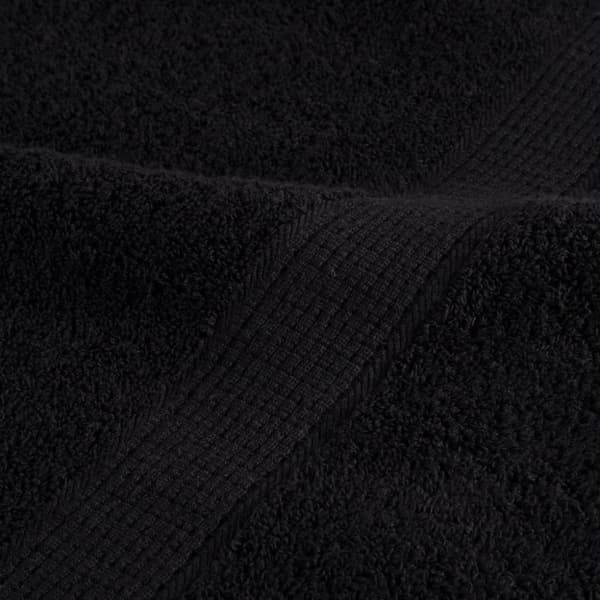 Premium handdukar SOLUND 2 st svart 50x100 cm 600 gsm
