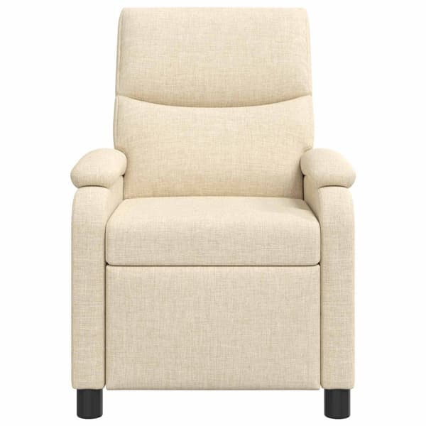 Recliner Gräddvit Tyg