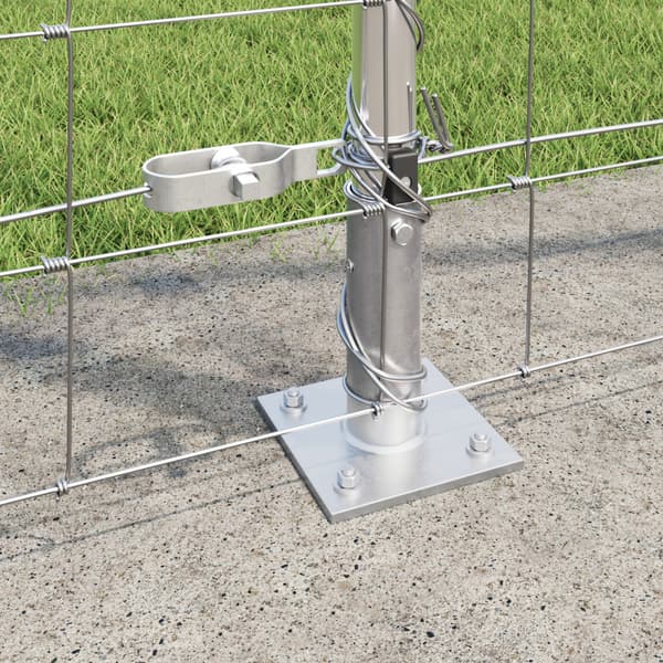 Stängselstolpe Galvaniserad 25 x 1,4 m Stål