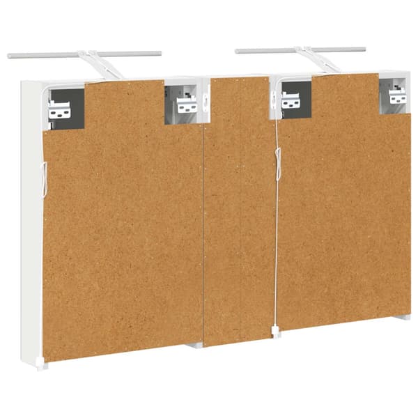 Badrumsskåpsset 3 pcs 100 x 10,5 x 60,5 cm Konstruerat trä