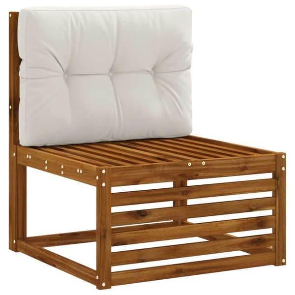 Pallryggkudde VIANEN 100% Polyester Vit 70 x 60 x 12 cm