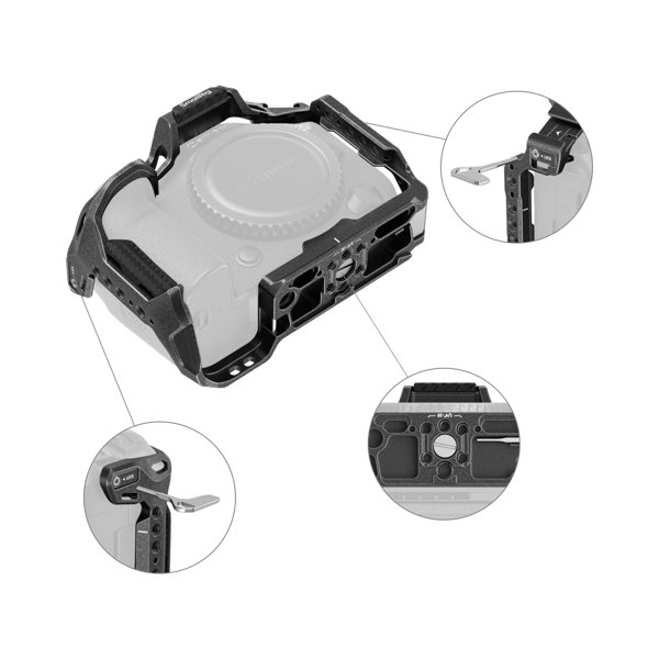 SmallRig 4975 Black Mamba Cage for Canon EOS R5 Mark II