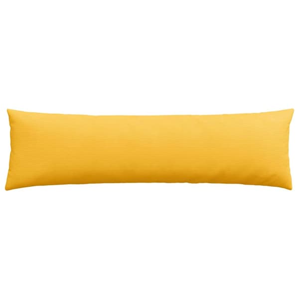 Sofakuddar 2 pcs Ljusgul 145 x 40 cm Kordread tyg