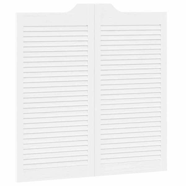 Svängdörrar Vit 100 x 50 cm Massiv furu