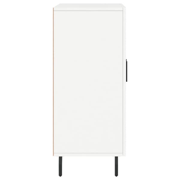 Skänk vit 90x34x80 cm konstruerat trä