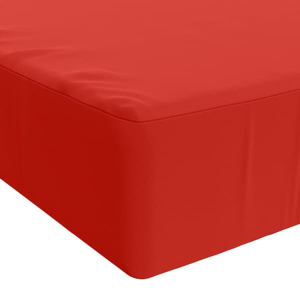 Sittkudde SOEST 100% Polyester Röd 120 x 60 x 15 cm